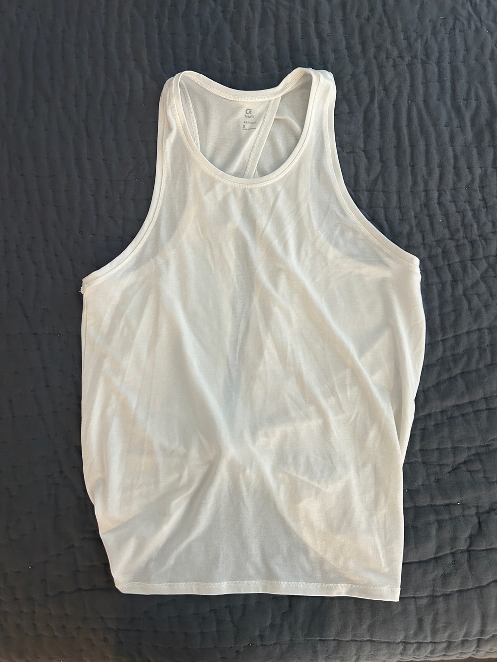 GAP White Women's Racerback Tank Top